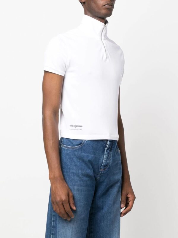 Karl Lagerfeld  x Alled-Martinez Karl Collar polo shirt - Image 4