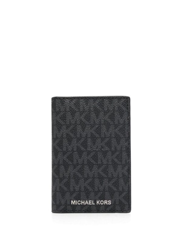 Michael Kors  monogram-print leather cardholder