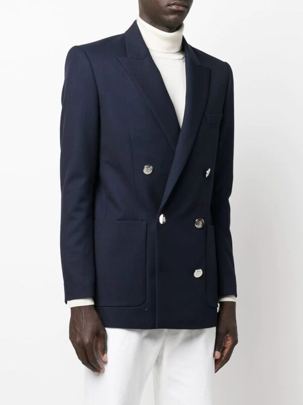 Balmain  double-breasted wool blazer - Image 3
