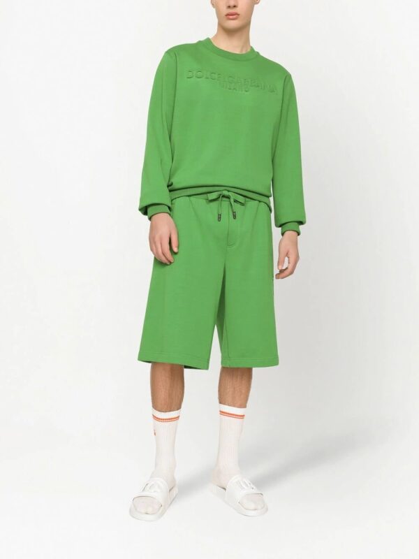 Dolce & Gabbana  embossed-logo cotton sweatshirt - Image 3