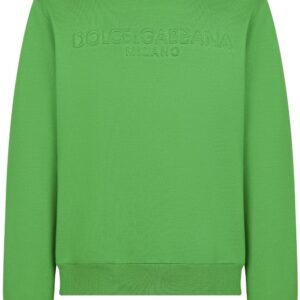Dolce & Gabbana  embossed-logo cotton sweatshirt