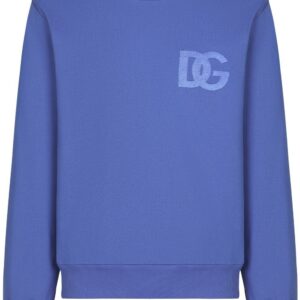 Dolce & Gabbana  DG embroidered-logo cotton sweatshirt
