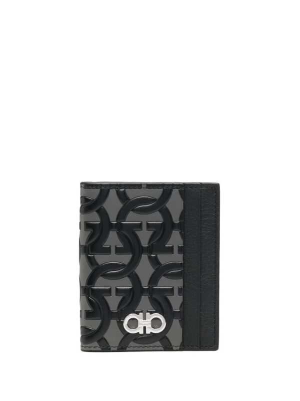 Ferragamo  embossed-motif leather wallet