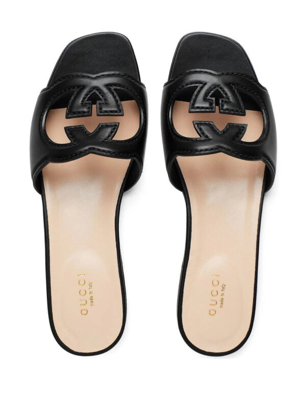 Gucci  GG cut-out flat sandals - Image 4