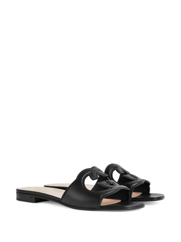Gucci  GG cut-out flat sandals - Image 2