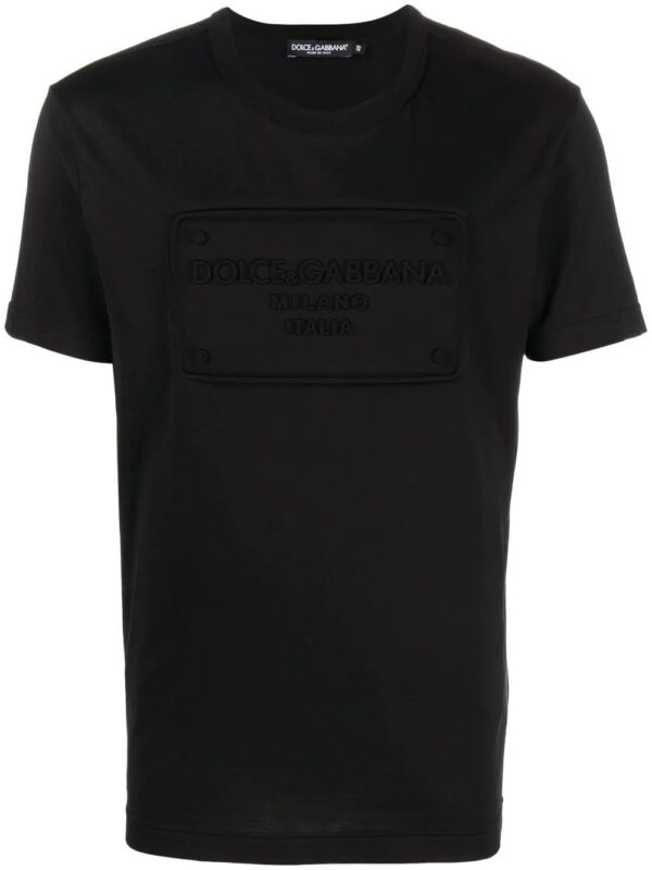 Dolce & gabbana  raised logo round-neck T-shirt