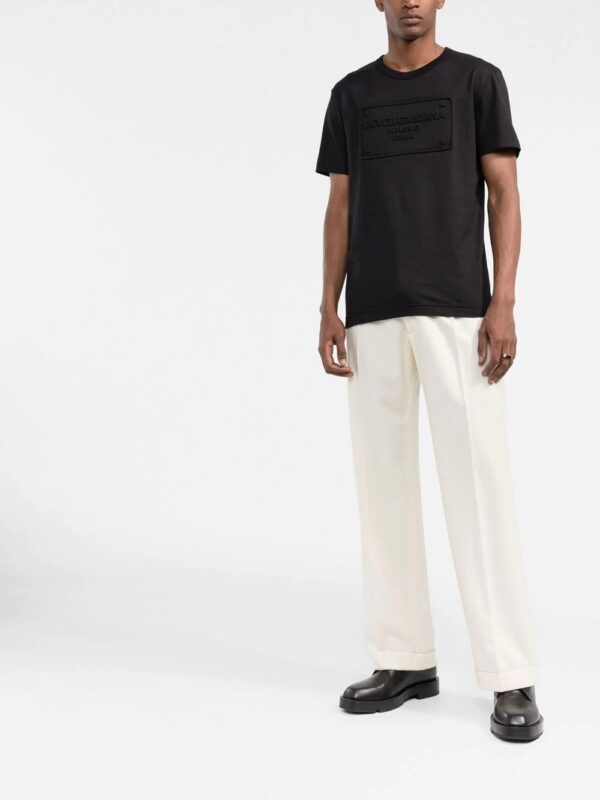 Dolce & gabbana  raised logo round-neck T-shirt - Image 2