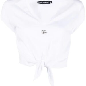 Dolce & Gabbana  DG knot-front T-shirt