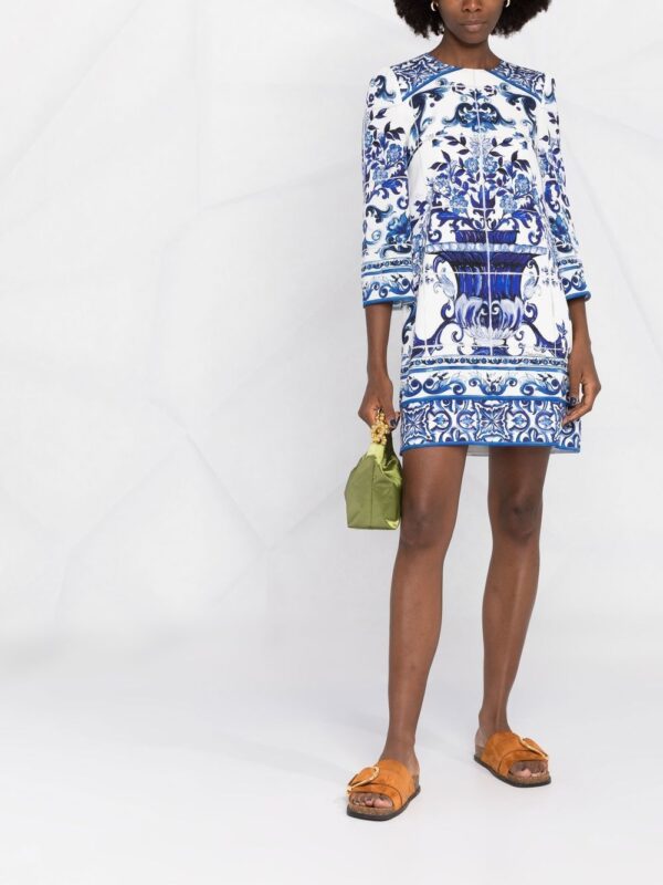 Dolce & Gabbana Majolica-print dress - Image 2