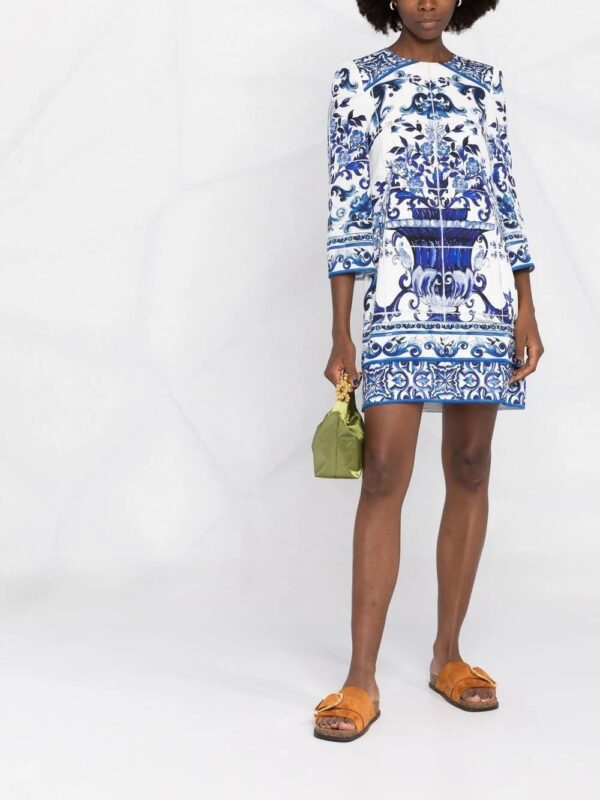 Dolce & Gabbana  Majolica-print dress - Image 2