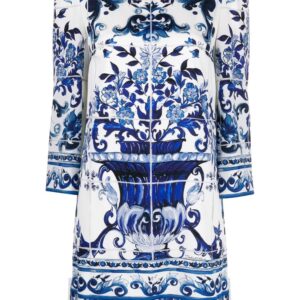 Dolce & Gabbana Majolica-print dress