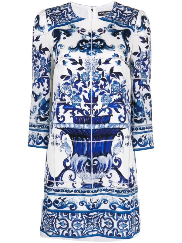 Dolce & Gabbana Majolica-print dress