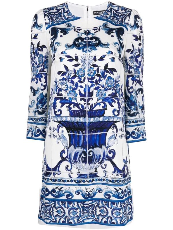 Dolce & Gabbana  Majolica-print dress