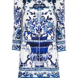 Dolce & Gabbana  Majolica-print dress