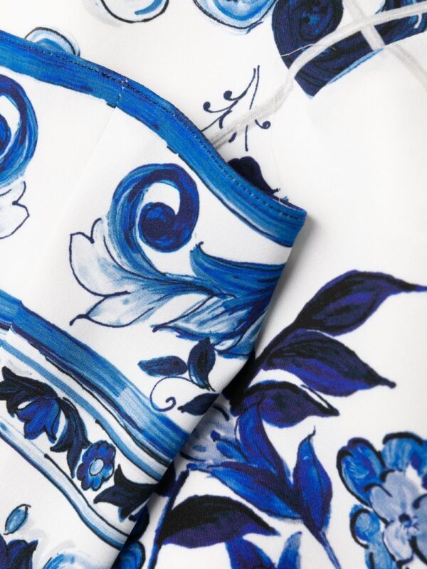 Dolce & Gabbana Majolica-print dress - Image 8