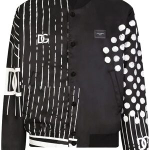 Dolce & Gabbana  multi-print bomber jacket