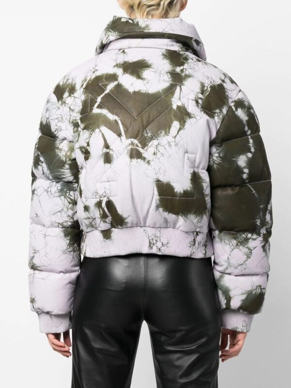 Off-White  tie-dye puffer jacket - Image 4