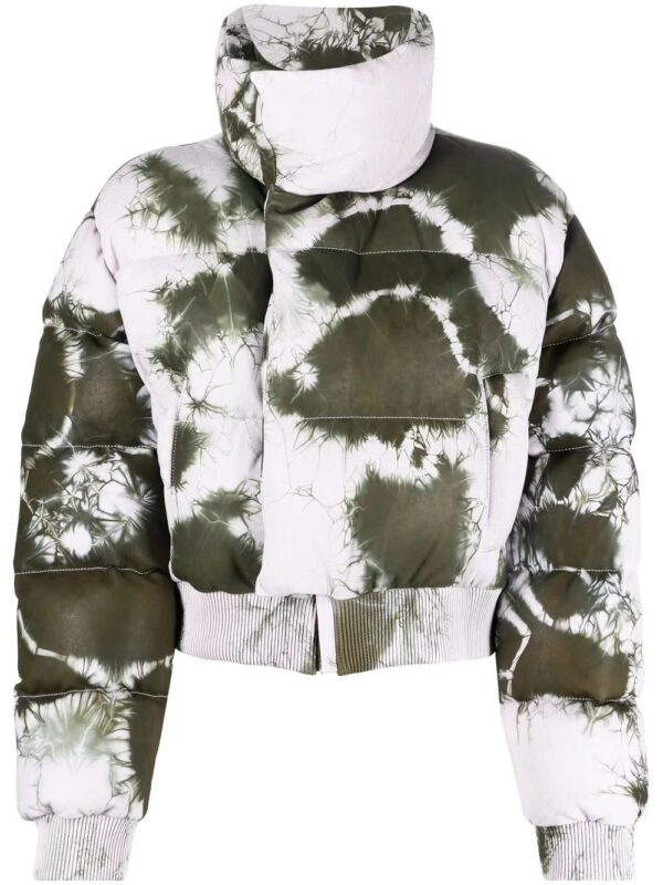 Off-White  tie-dye puffer jacket