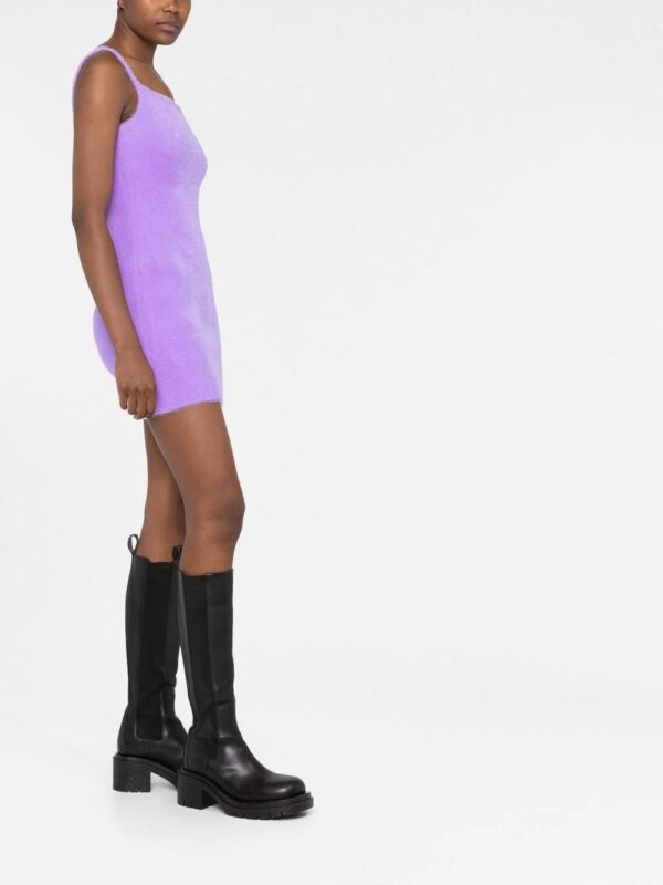 Off-White  Quote-print spaghetti-strap dress - Image 4