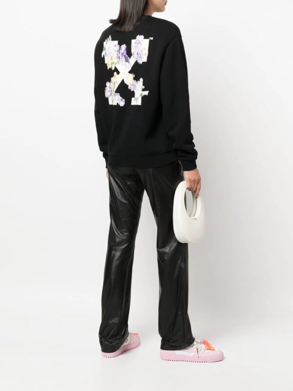 Off-White  Floral Arrows crew-neck sweatshirt - Image 2