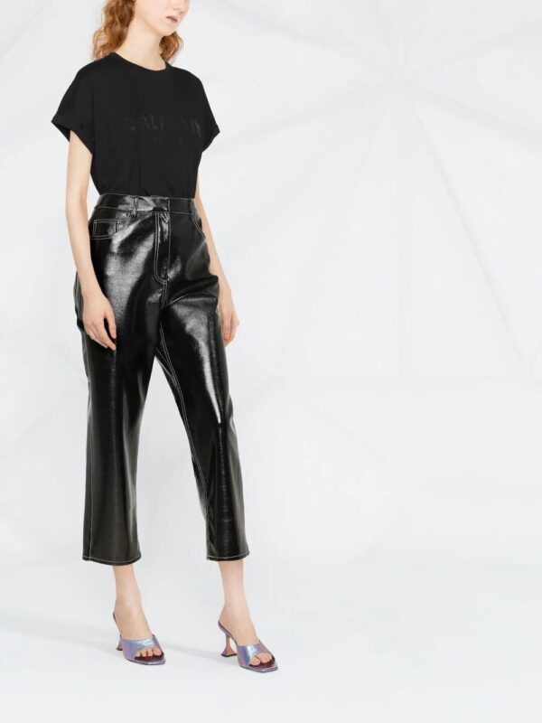 Balmain  logo-studded cotton T-shirt - Image 2