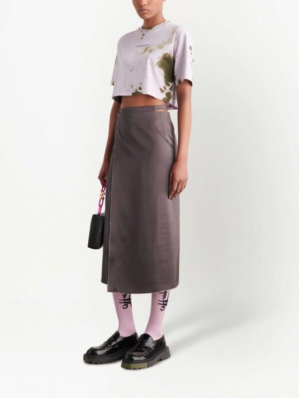 Off-White  tie-dye cropped top - Image 3