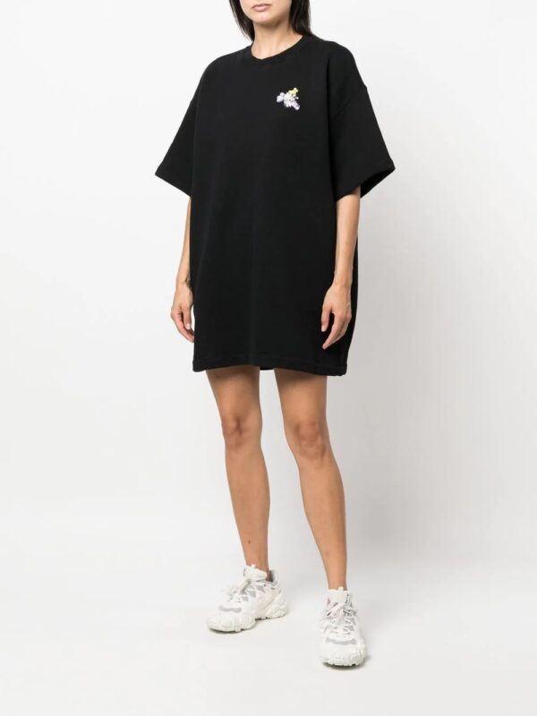 Off-White  Painted Arrows motif snap-fastening T-shirt dress - Image 3