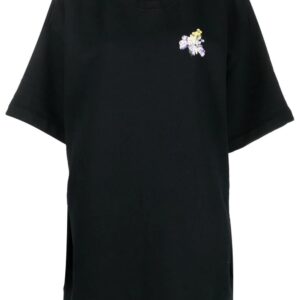Off-White  Painted Arrows motif snap-fastening T-shirt dress