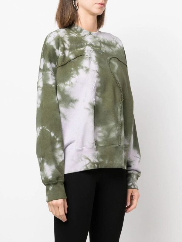 Off-White  tie-dye crew-neck sweatshirt - Image 3