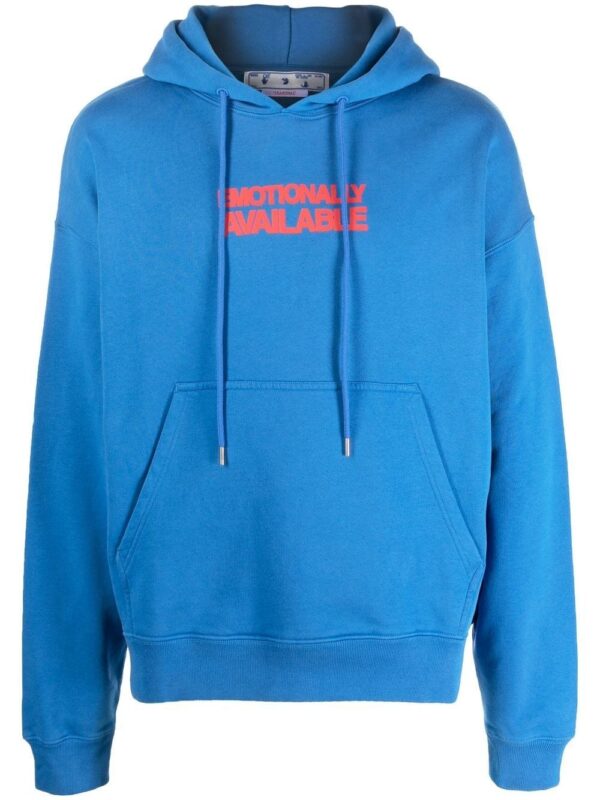 Off-White  Arrows slogan print hoodie