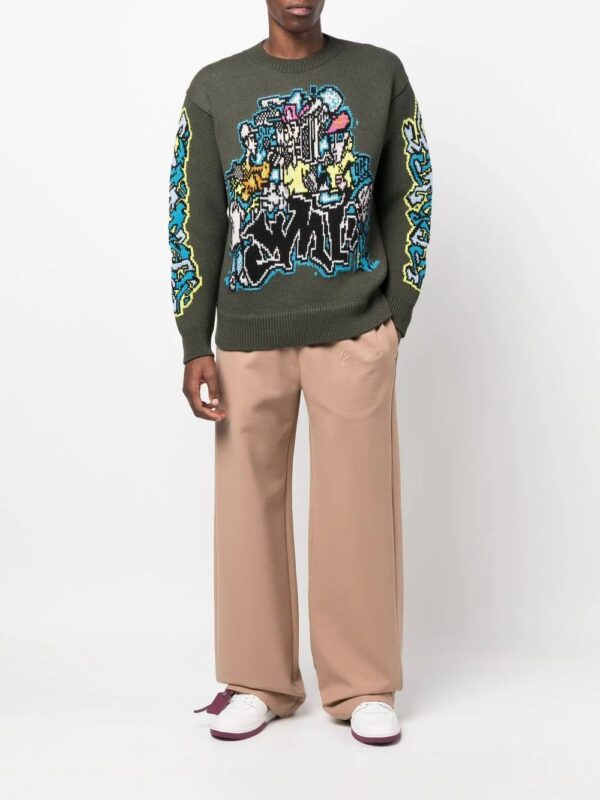 Off-White  embroidered-logo track pants - Image 2
