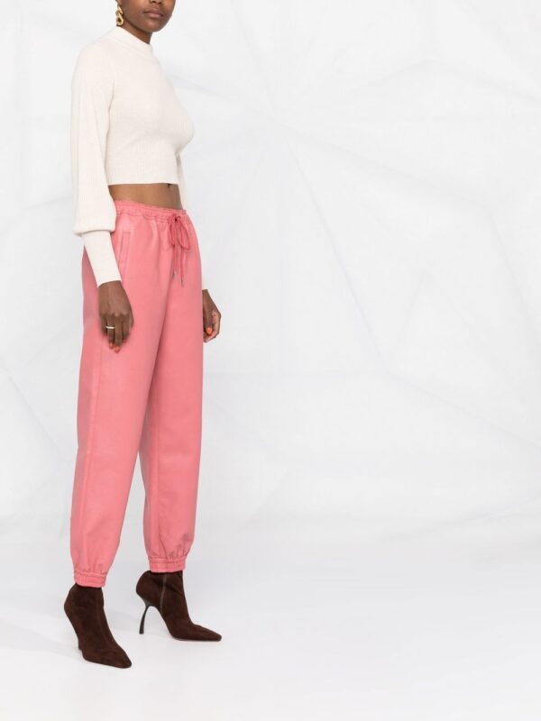 Stella McCartney  faux-leather tapered trousers - Image 4