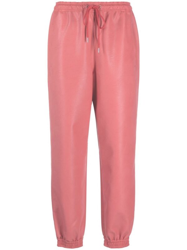 Stella McCartney  faux-leather tapered trousers