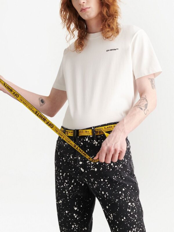 Off-white logo embroidered belt - Image 4