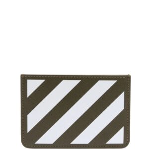 Off-White  Diag-stripe cardholder