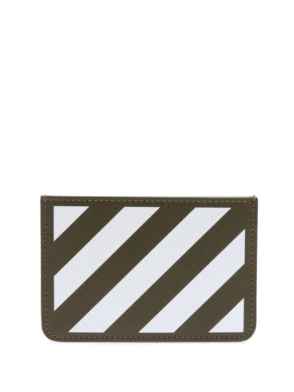 Off-White  Diag-stripe cardholder