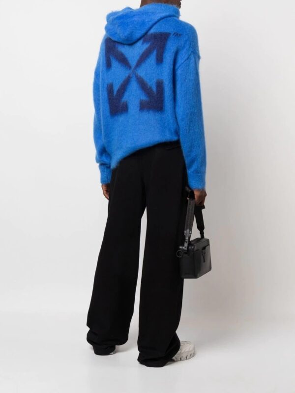 Off-White  Arrows mohair hoodie - Image 2