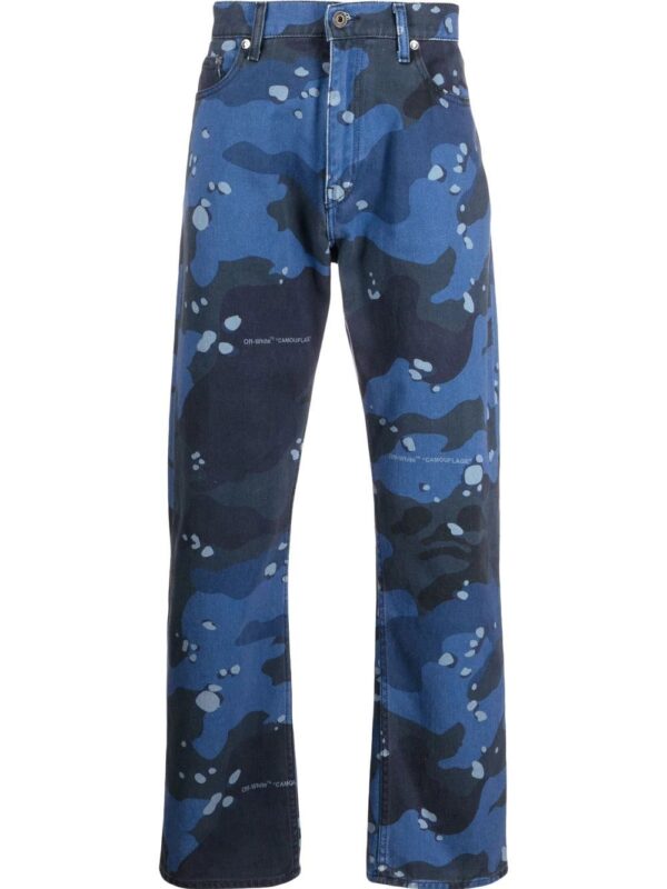 Off-White  Camouflage-print skate jeans