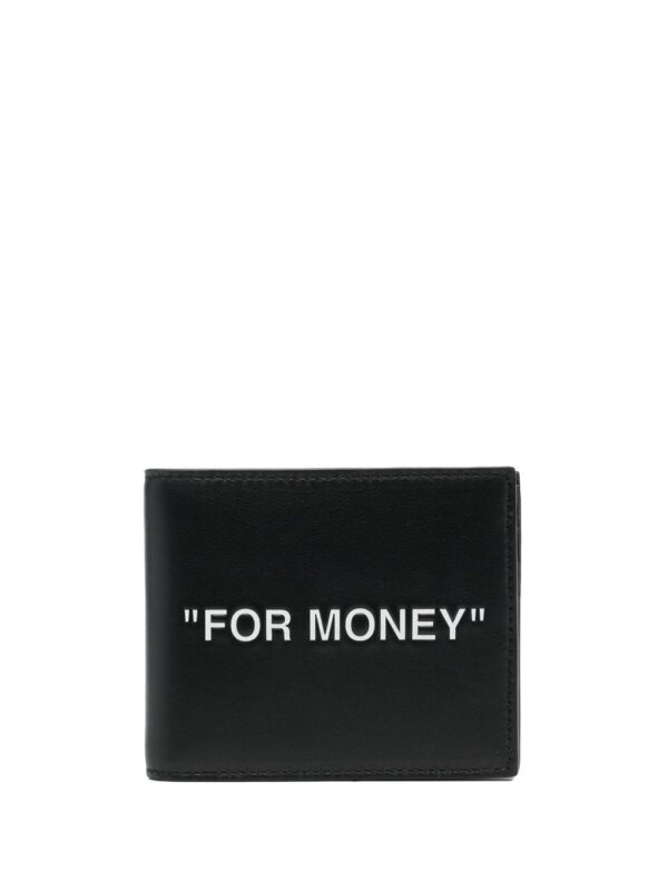 Off-White "For Money" bi-fold wallet