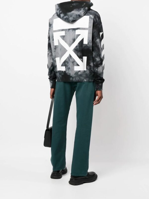 Off-White  Arrow tie-dye print hoodie - Image 2