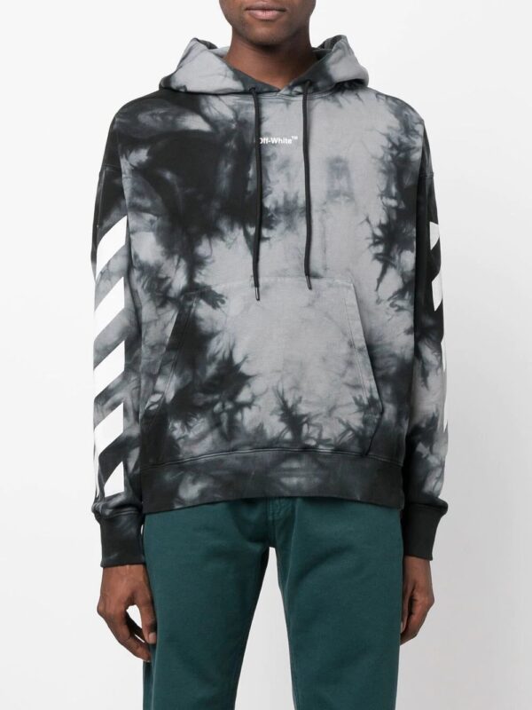Off-White  Arrow tie-dye print hoodie - Image 3
