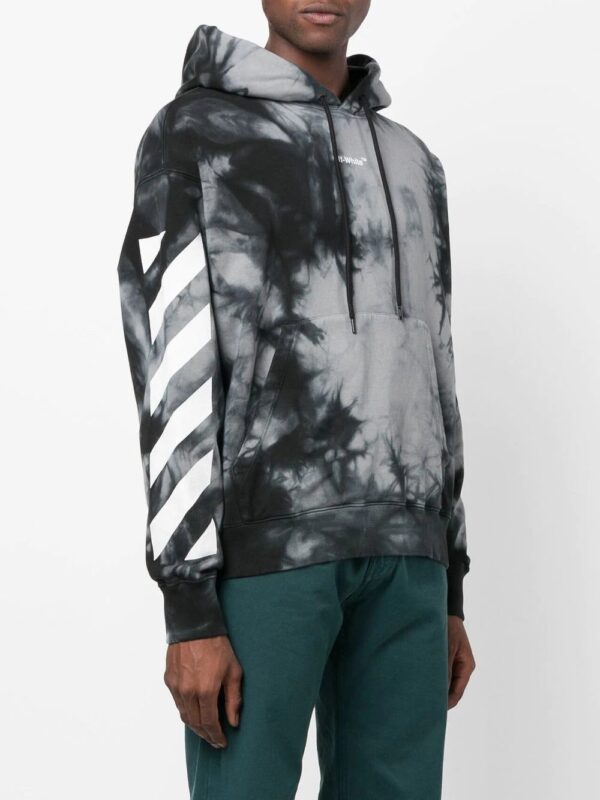Off-White  Arrow tie-dye print hoodie - Image 4