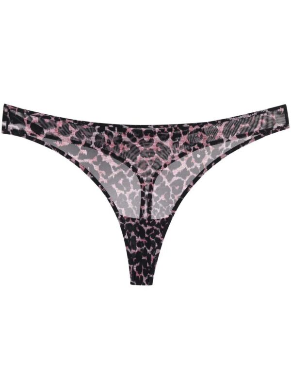 Marlies Dekkers  leopard print sheer thong