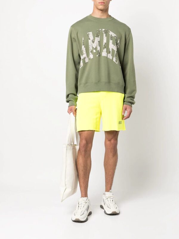 AMIRI  distressed logo-print sweatshirt - Image 2