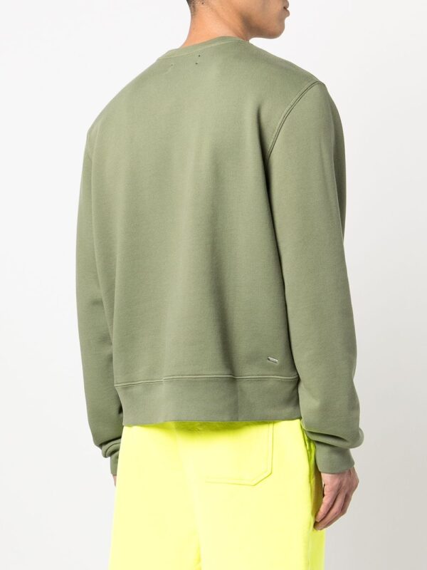 AMIRI  distressed logo-print sweatshirt - Image 4