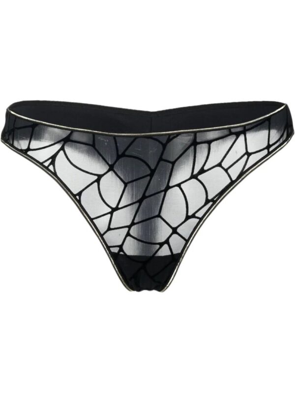 Marlies Dekkers  embroidered sheer thong