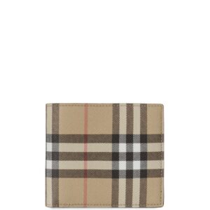 Burberry  check-pattern bi-fold wallet