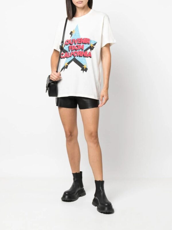 Gucci  slogan star print T-shirt - Image 2
