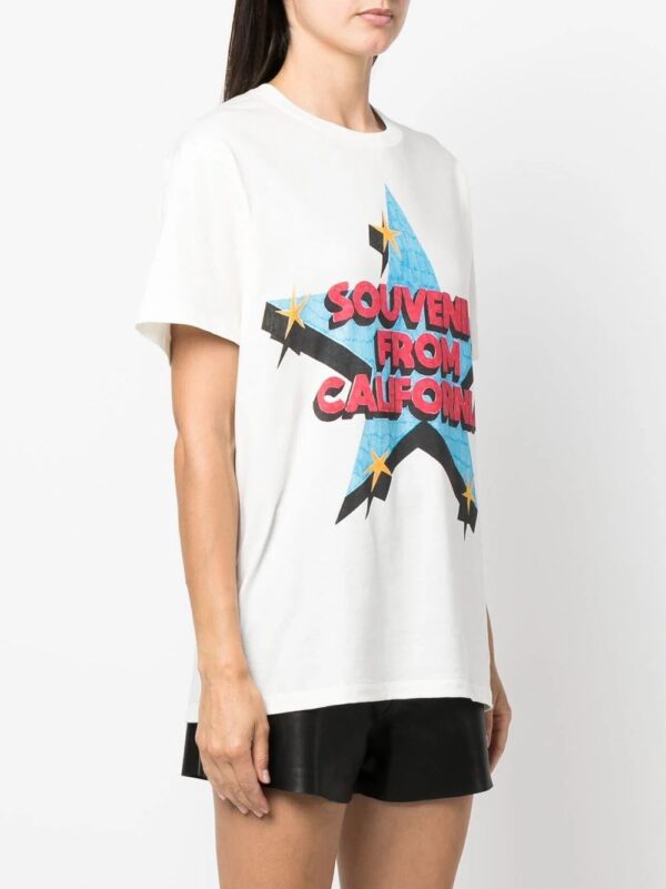 Gucci  slogan star print T-shirt - Image 3