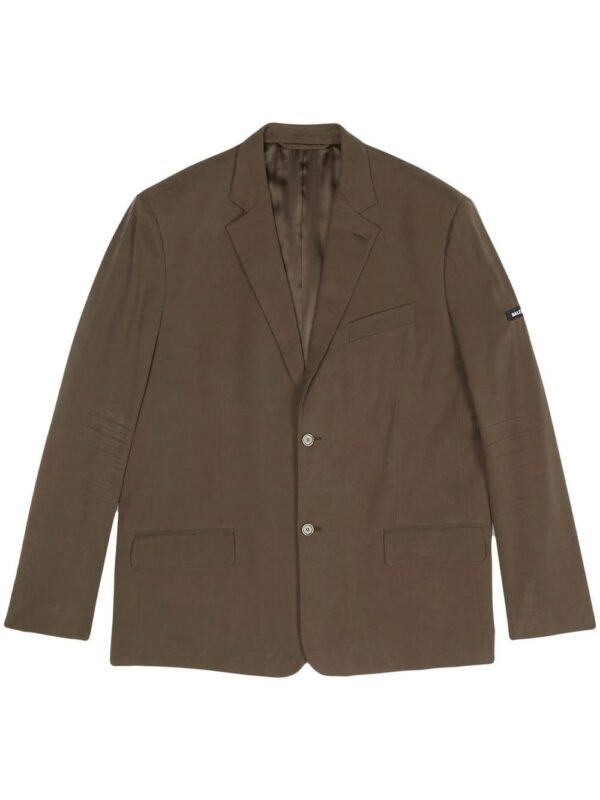 Balenciaga  wrinkled-detailing oversized blazer